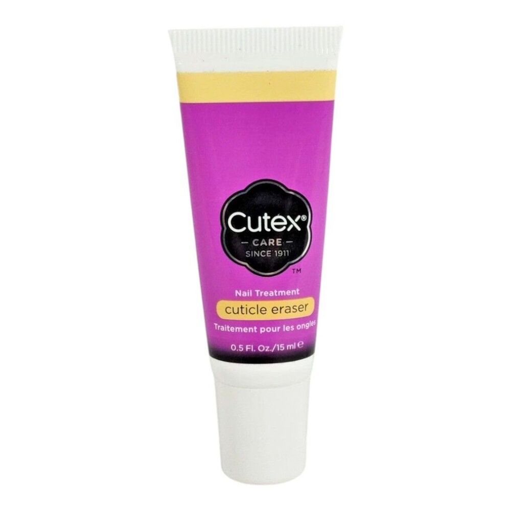Cutex Care Nail Treatment Cuticle Eraser Remover .5 oz Gentle Exfoliator Oil NWT